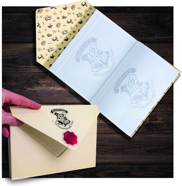 Immagine prodotto Blue Sky Harry Potter: Quaderno con busta per lettere di Hogwarts (A5, Righe, Copertina rigida)