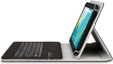 Image du produit Hamlet Universal Cover 101 KBT2 étui universel avec clavier bluetooth amovible pour tablette par (ING. Int.)