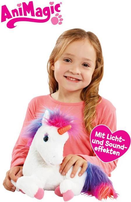 Actual product image Animagic Unicorn Rainbow (24 cm)