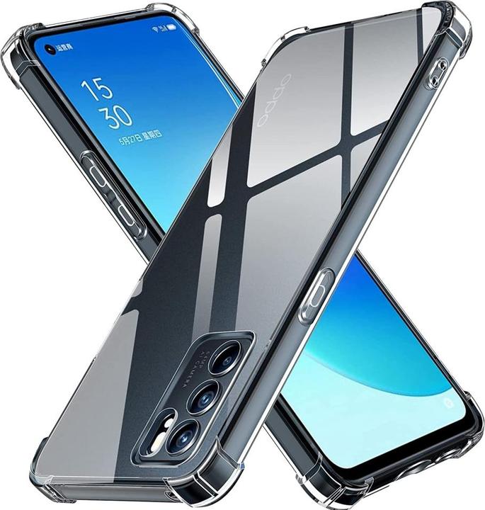 Screenguard Oppo Reno6 5G Custodia Crystal Soft Airbag Bumper (Oppo Reno 6 5G)