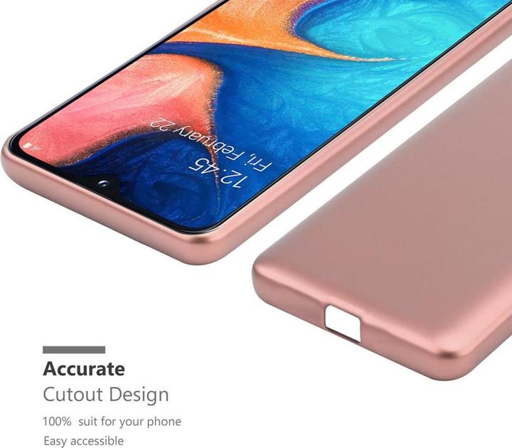 Productafbeelding Cadorabo TPU Matte Metallic hoes (Samsung Galaxy A20e, Samsung Galaxy A10e)