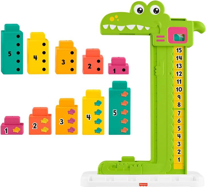 Produktbild Fisher-Price Mein Zahlen-Krokodil (Deutsch, Französisch, Schweizerdeutsch, Italienisch, Englisch)