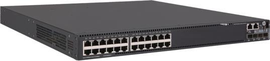 Produktbild HPE E N FlexNetwork 5510 HI Switch PoE+, 4 SFP+ Ports, 1 Slot, MACsec Support (24 Ports)