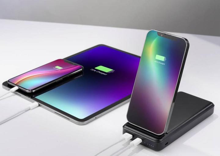 Produktbild Voltcraft VC-WPB-20000 Powerbank 20000 mAh Qi Wireless Charging, Power Delivery Li-Ion Schwarz Stat (20000 mAh)
