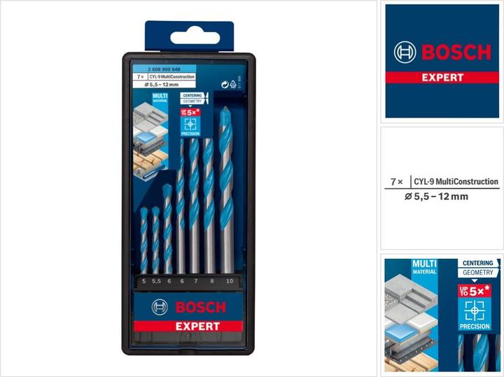 Immagine prodotto Bosch Professional Zubehör Esperto CYL-9 (5,5 mm, 10 mm, 6 mm, 5 mm, 8 mm, 7 mm)