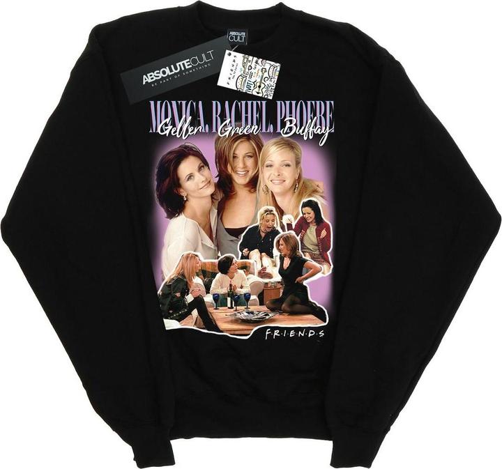 Actual product image Friends Womens/Ladies Geller Green Buffay Sweatshirt (L)
