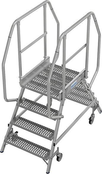 Actual product image Krause Mobile safety steps with R13 anti-slip properties (Platform ladder, 170 cm)