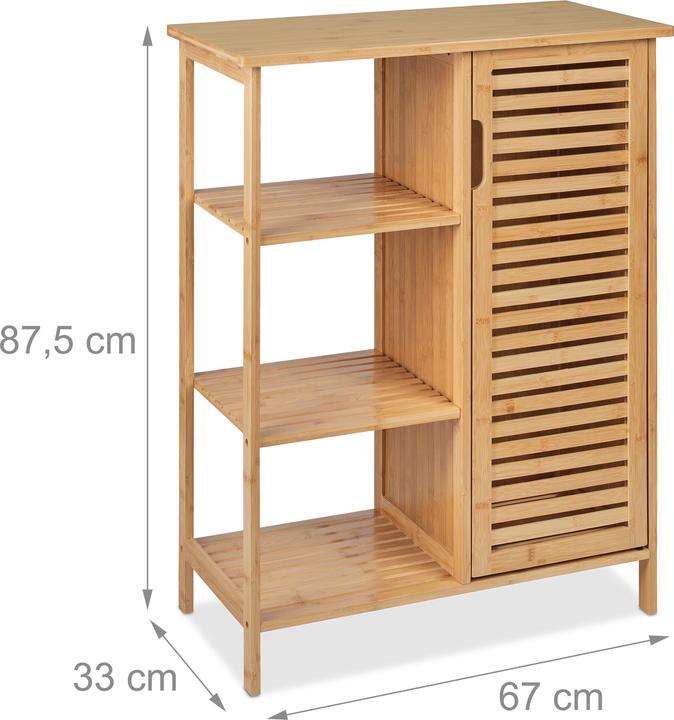 Produktbild Relaxdays Badschrank (67 x 33 x 87.5 cm)