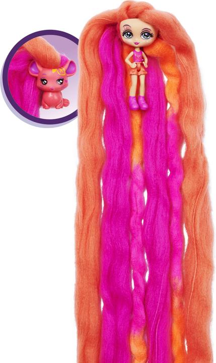Immagine prodotto Candylocks confezione da 2, bambola da collezione profumata Posie Peach da 7,5 cm e animaletto con
