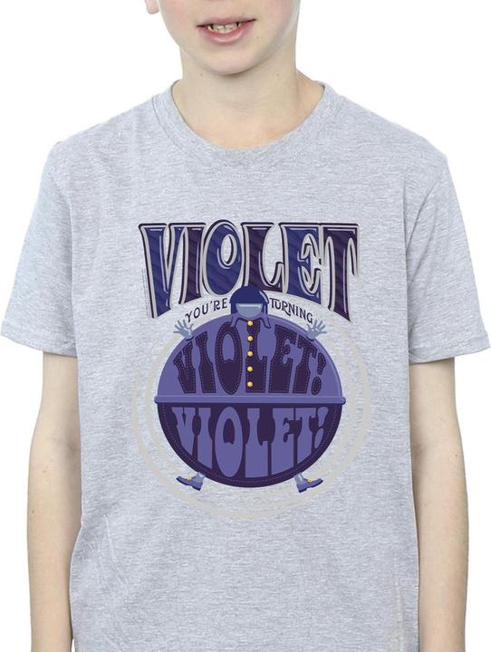 Actual product image Willy Wonka & the Chocolate Factory Boys Violet Turning Violet T-Shirt (140, 146)