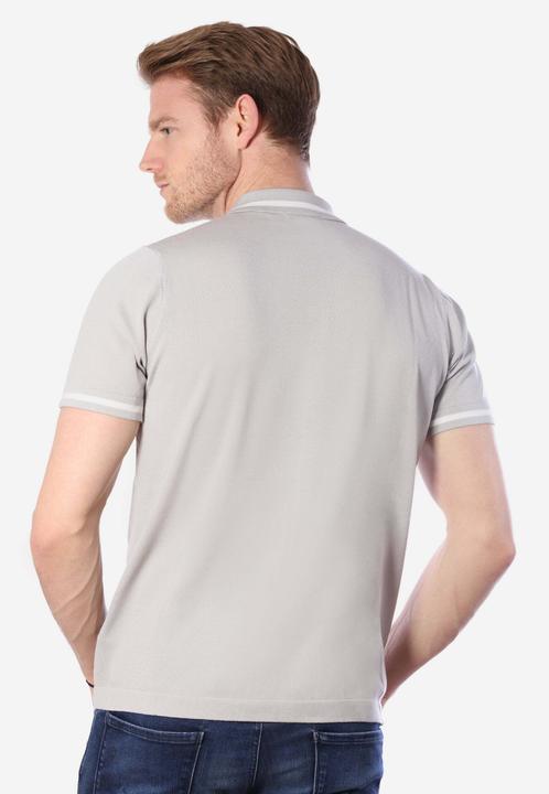 Produktbild Bellemere T-Shirt Tencel Polo Shirt with Stripe Detail (S)