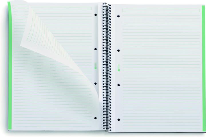 Produktbild Maul ECO Emotions NB1 ECOGREEN Recy. A4 HOR 80G grün (Speditionsversand) (A4, Liniert, Harter Einband)
