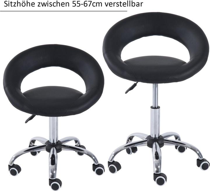 Produktbild Homcom Rollhocker höhenverstellbar