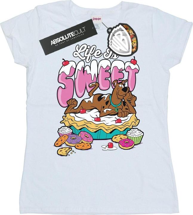 Actual product image Scooby Doo Womens/Ladies Life Is Sweet Cotton T-Shirt (S)