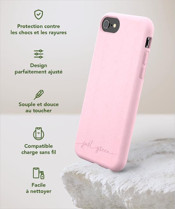 Immagine prodotto Just Green Caso Bio (Apple iPhone 6, Apple iPhone 7, Apple iPhone 8, Apple iPhone SE (seconda generazione), Apple iPhone SE (terza generazione))
