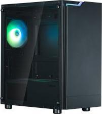 Actual product image Zalman T4 plus RGB tempered glass black