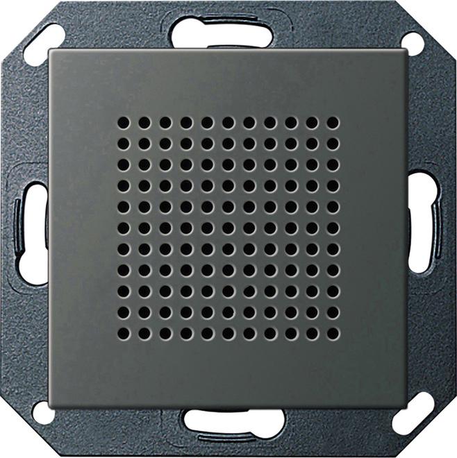 Actual product image Gira Flush-mounted radio 2282600 RDS loudspeaker 55 Stainless steel (Radio Tuner)