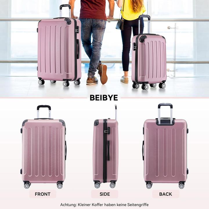 Actual product image Beibye Hartschalenkoffer-Set (110 l, Hand luggage (up to 50 litres), M (50 - 90l), L (90 - 115l))