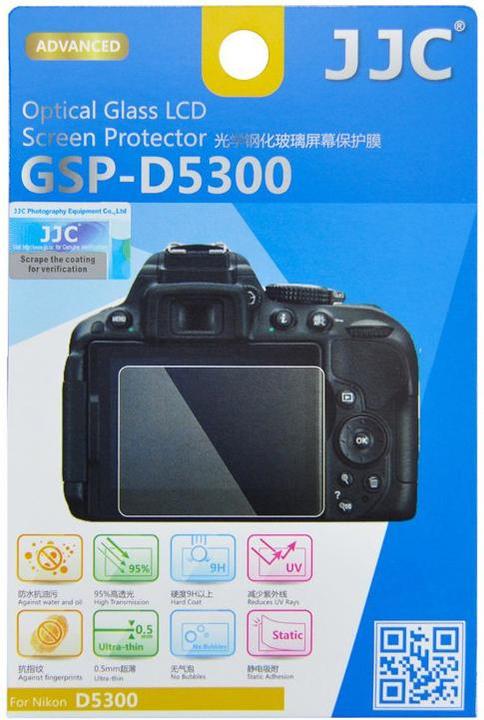 Actual product image JJC GSP D5300 Optical Glass Protector (Screen protector, D5600, D5300, D5500)