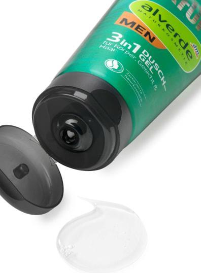 Image du produit dm alverde MEN Gel douche Active Nature 3 en 1 (200 ml)