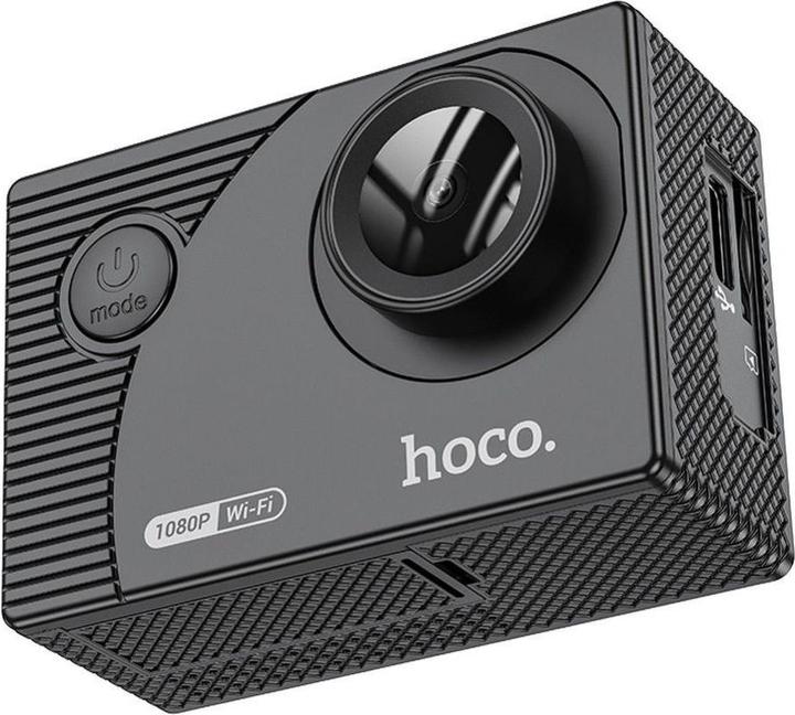 Produktbild Hoco Headphone with microphone sports camera with screen 2" 1080P/30fps DV100 black (WLAN)