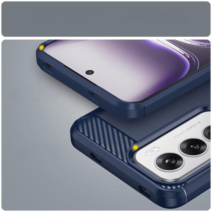 Produktbild Cover-Discount OPPO Reno12 5G - Metall Carbon Look Hülle (Oppo Reno12)