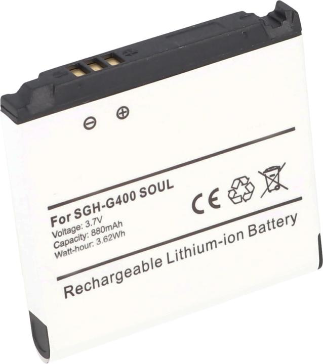 Actual product image Samsung Battery SGH-F330, SGH-G400, SGH-S3600 (Rechargeable battery, SGH-F330)
