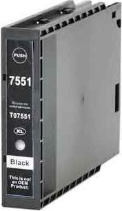Image du produit Hermex Cartouche compatible Epson T7551 black 130ml (CF)