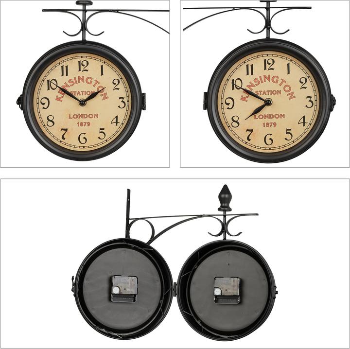Productafbeelding Relaxdays Stationsklok (34 cm)