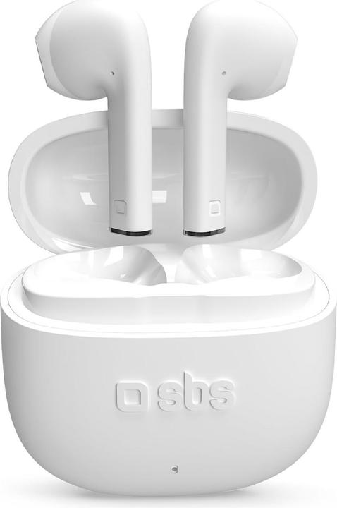 Image du produit SBS One Color Semi-In-Ear blancá Casque TWS-BT (90 h, Sans fil)