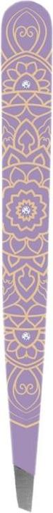 Hausmann Pinzette schraeg Swarovski lila