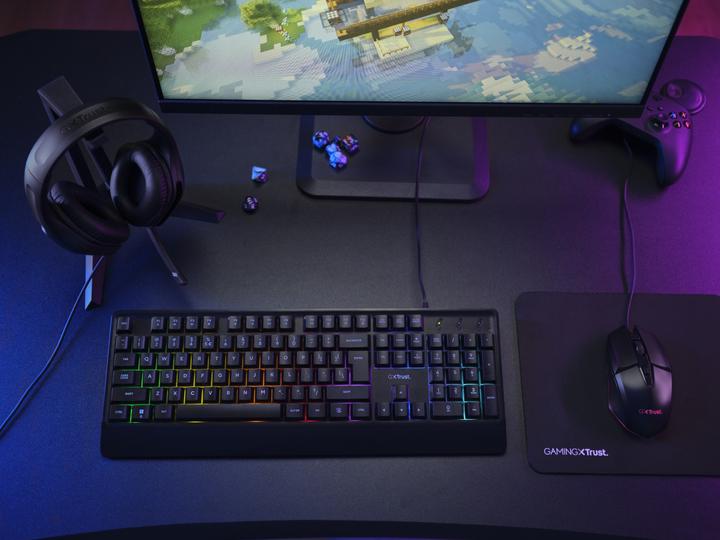Actual product image Trust GXT 792 Quadrox 4-in-1 Gaming Bundle (US, Cable)