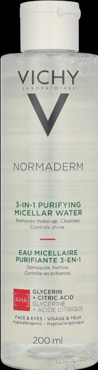 Actual product image Vichy Normaderm 3in1 Cleansing Fluid (Micelle water, 200 ml)