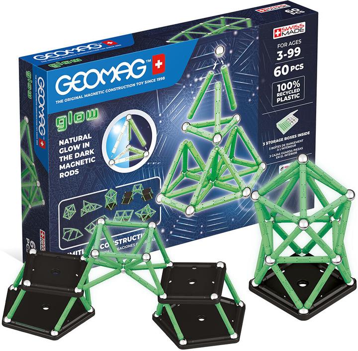 Actual product image Geomag Panels Green line Glow