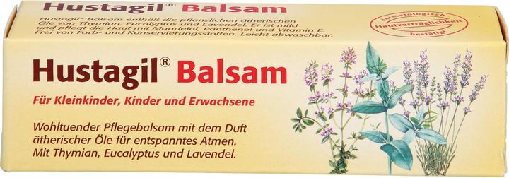 Nutritional values and ingredients Dentinox Hustagil Balm, 30 ml Cream (1 Piece)