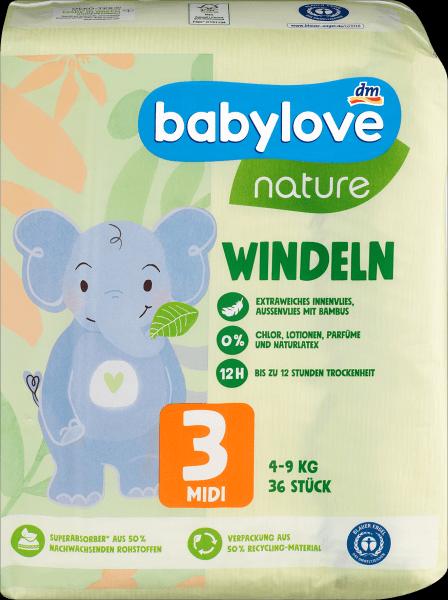 Image du produit dm babylove nature Windeln (Taille 3, Pack, 36 pièce(s))