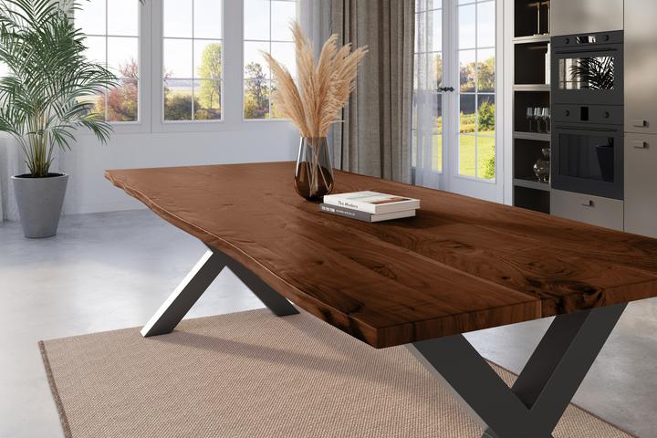 Actual product image SAM NICK Baumkante massiv Akazie (300 x 100 x 77 cm)