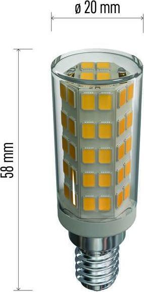 Actual product image Emos LED lamp for extractor bonnet (E14, 4.50 W, 465 lm, 1 x, F)