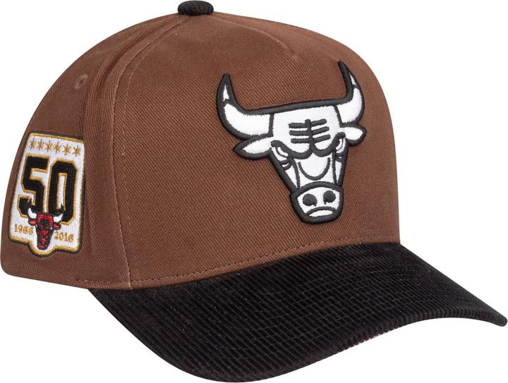 Mitchell & Ness Snapback Stretch Cap Blk Pink Chicago Bulls (One Size)