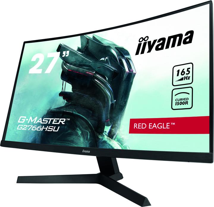 Productafbeelding iiyama 2766HSU-B1 2xHDMI+DP+USB gebogen (1920 x 1080 Pixels, 27")