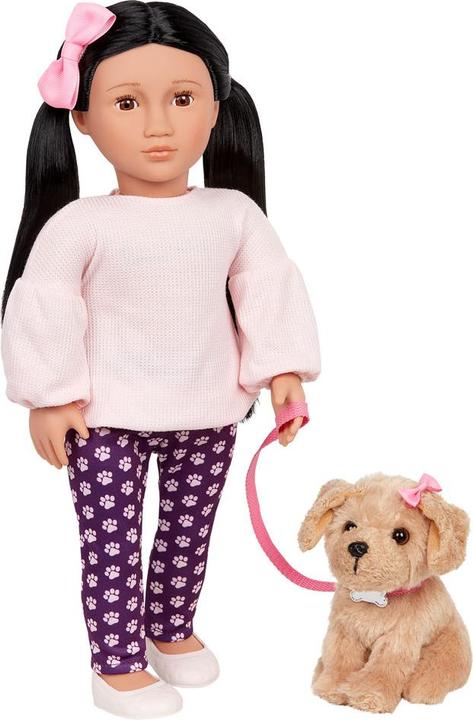 Actual product image Our Generation - Doll - Jin w/dog (731442)