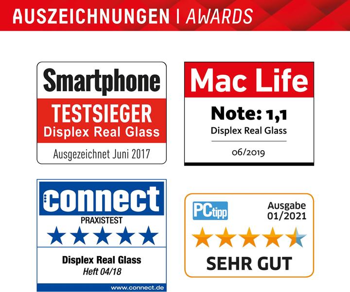 Actual product image Displex Real Glass, 2D Panzerglas (1 Piece, Samsung Galaxy A05)