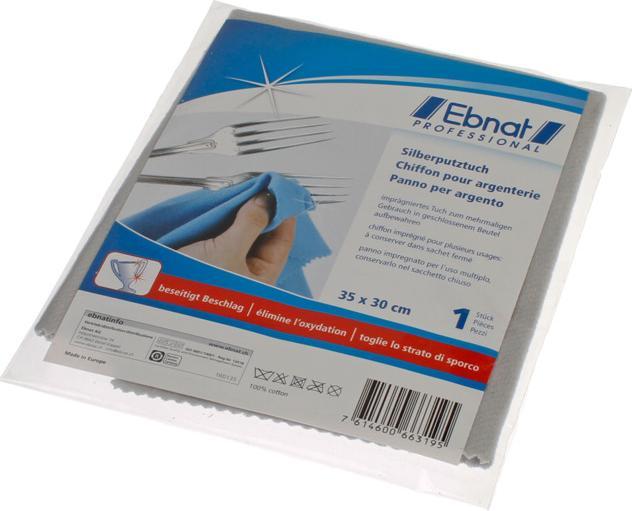 Image du produit Ebnat Chiffons de nettoyage pour l'argenterie 35x30cm (1 pcs)