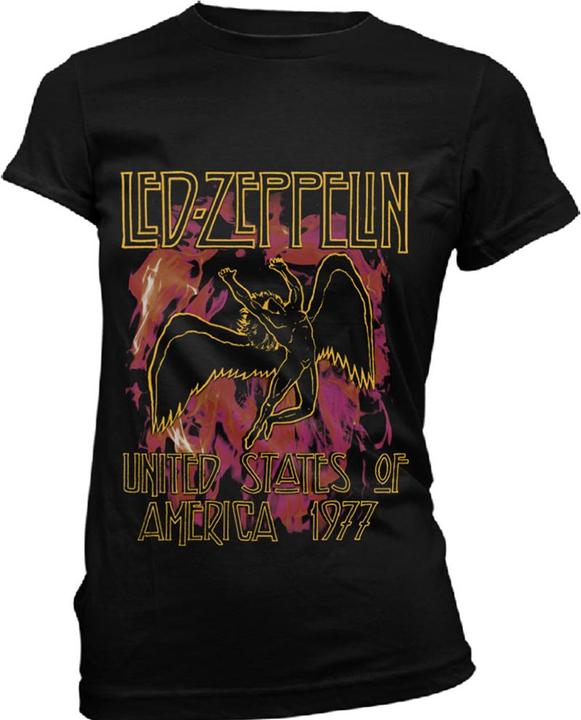 Led Zeppelin Black Flames (Girlie)
