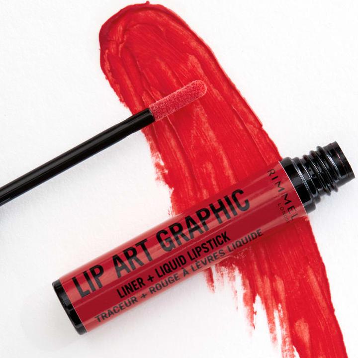 Produktbild Rimmel London Lip Art Graphic Liner&Liquid Lipstick #550-cuff me (550 Cuff Me)