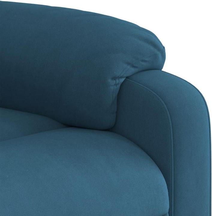 Produktbild VidaXL Massagesessel Fernsehsessel Relaxsessel Sessel Liegesessel Blau Samt