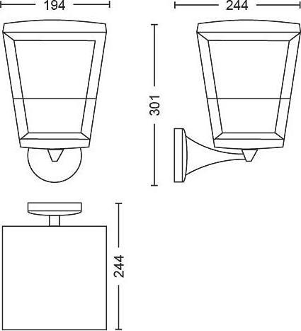 Actual product image Philips Hue Econic Base (1150 lm, IP44)