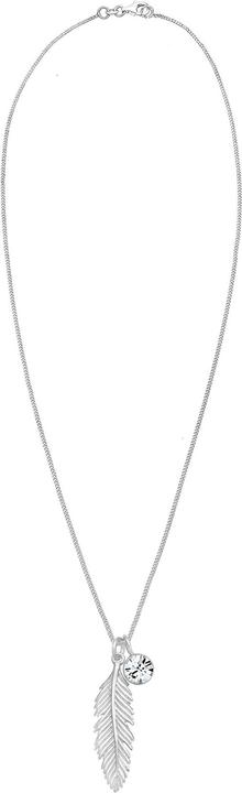 Actual product image Elli Boho, Feather (925 sterling silver, Glass crystal)