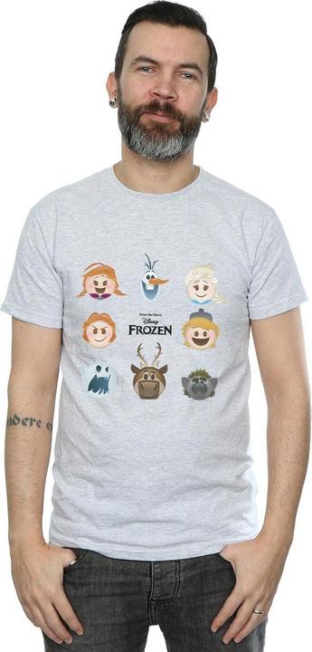 Immagine prodotto Disney Frozen Heads Maglietta Uomo (M)
