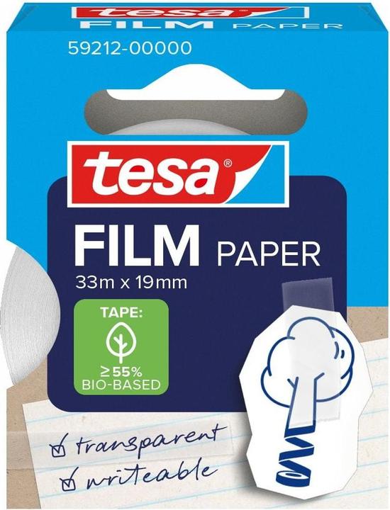 Image du produit tesa tesafilm Ruban adhésif papier 33m 19mm 1 rouleau Boîte pliante (19 mm)